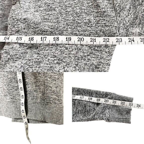 Lucky Brand Grey Open Cardigan Duster Lightweight Long Sleeve Women’s Size Small - Picture 4 of 5